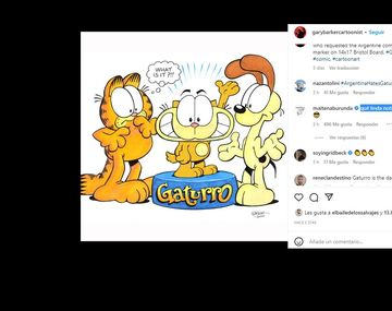 Ilustrador de Garfield deslizó que Nik se copió con Gaturro