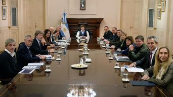 Javier Milei encabezandl la reunión de Gabinete. Javier Milei encabezandl la reunión de Gabinete.