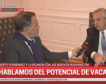 Alberto con C5N: El mundo necesita energía y alimentos