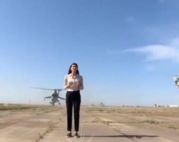VIDEO: Una periodista casi muere decapitada por un helicóptero