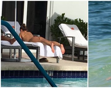 Así de mal la pasa Pampita en Miami