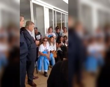 Aguad se reunió con familiares de los 44 del ARA San Juan