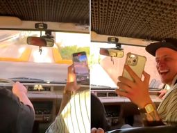 Mendoza: manejaron dos cuadras por la vereda y se filmaron riéndose