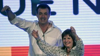 Los primos Esteban y Patricia Bullrich. Los primos Esteban y Patricia Bullrich.