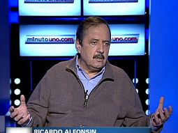 Alfonsín y las protestas: No se puede apelar a una huelga salvaje