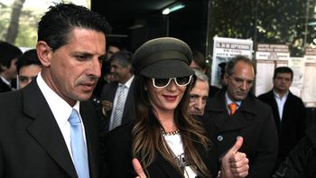 karina jelinek se presenta otra vez ante la justicia por la causa contra leonardo farina