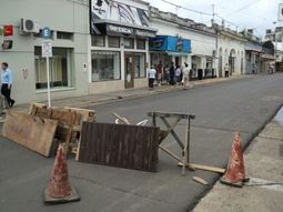Barricadas en Concordia. Barricadas en Concordia.