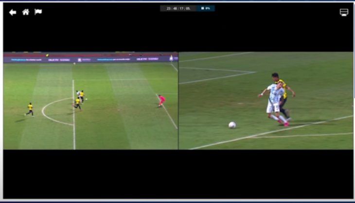 ¿Era penal a Di María? El VAR de Argentina - Ecuador
