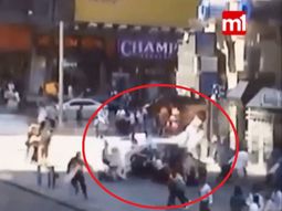 Así fue el accidente en Times Square Así fue el accidente en Times Square