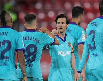 Messi coronó la goleada de Barcelona frente a Mallorca