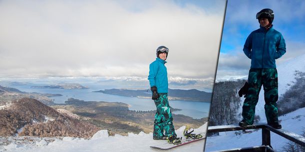 Las fotos de Mike Amigorena haciendo snowboard