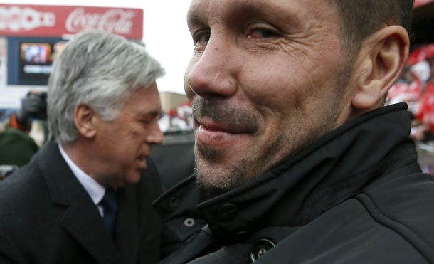 Una foto de Simeone adelantaba la goleada de su equipo