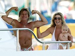 Rod Stewart y Penny Lancaster
