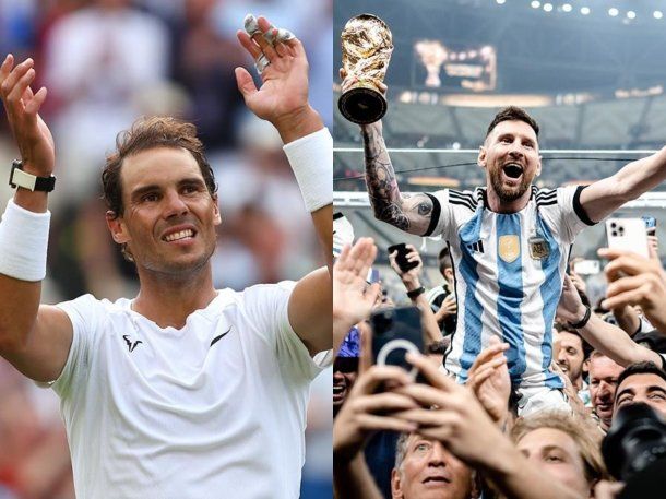 Rafael Nadal y Lionel Messi se tiraron flores tras las nominaciones a los Premios Laureus