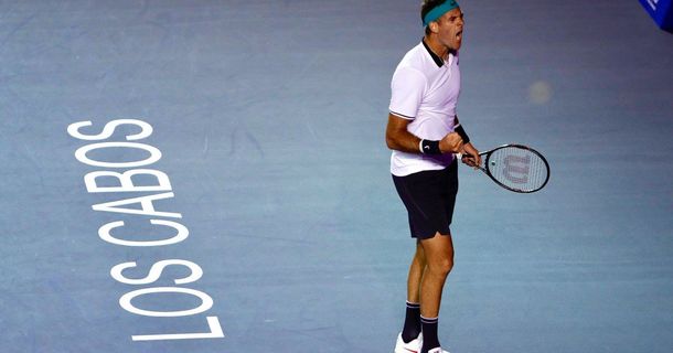 Juan Martín Del Potro celebró en Los Cabos