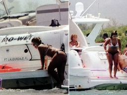 Gianinna Maradona, en Miami en bikini