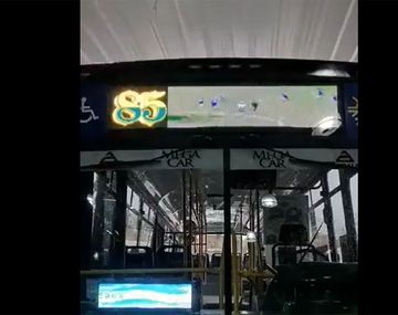 Línea de colectivos pasa el mejor gol de la historia cada vez que asciende un pasajero