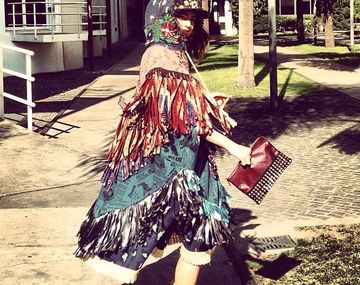 ¡Qué te pusiste! El ridículo look de Calu Rivero