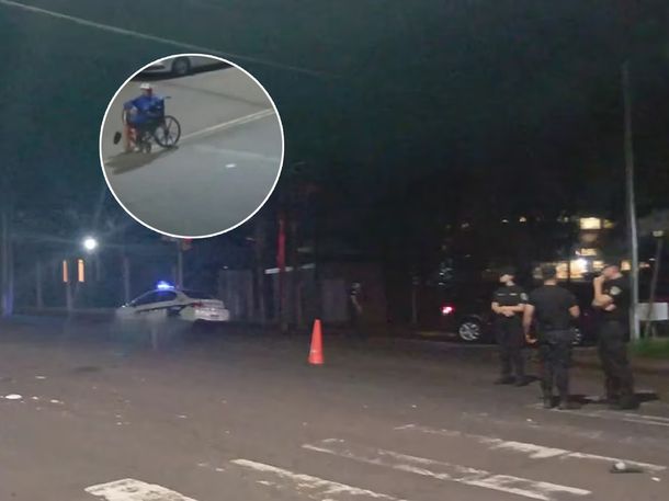 El hombre fue arrollado y el conductor del auto se fugó