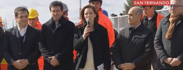 Vidal anunció un plan hídrico: Queremos evitar que los vecinos se inunden