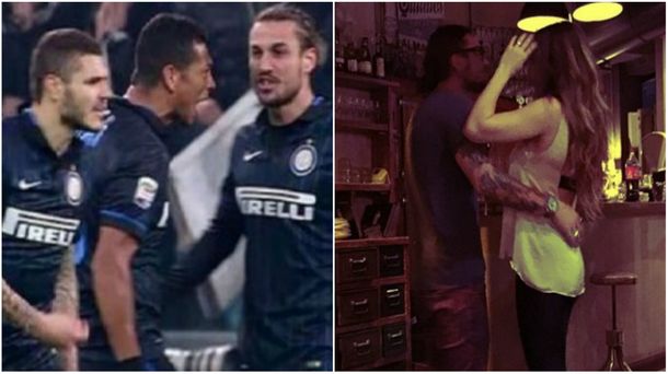 Tras el encontronazo con Icardi, Daniel Osvaldo se relaja con Jimena Barón