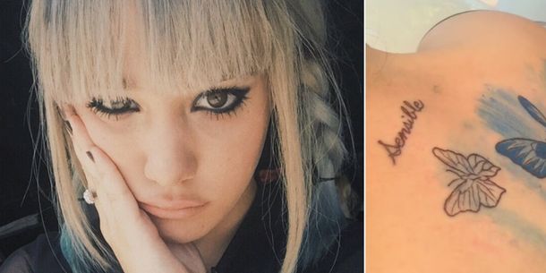 Ángela Torres se filmó cuando se estaba tatuando: mirá el resultado