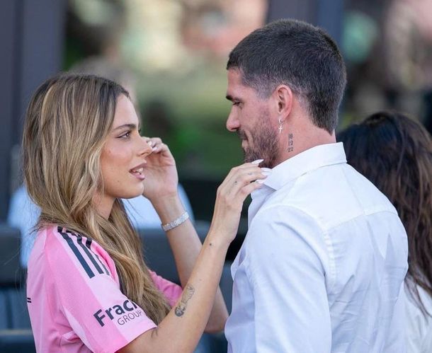 Tini y De Paul en Miami. 