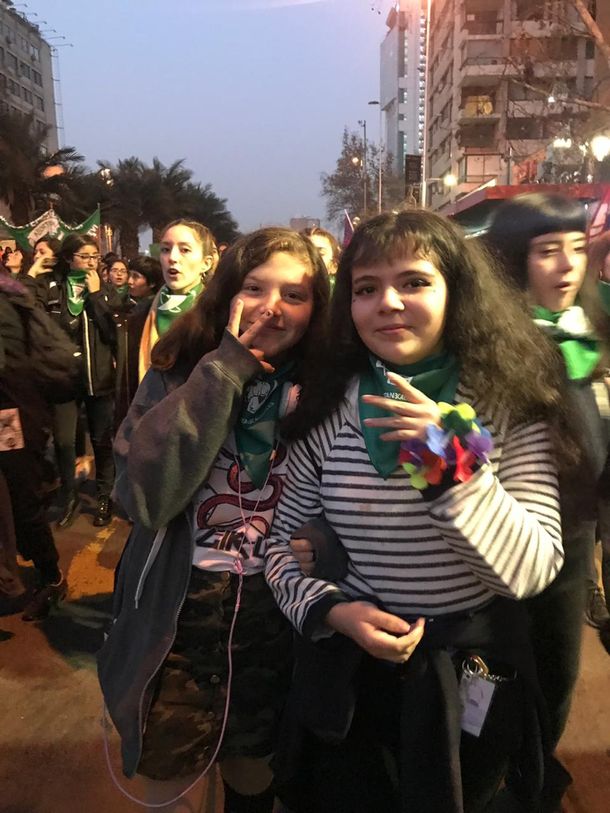 minutouno.com en Chile: las mejores fotos de la Marcha Antirracista en favor del Aborto Legal