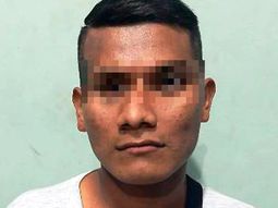 Víctor Hugo Brasil Serrano está acusado del femicidio de María Liz Elizabeth Flores, de 15 años.