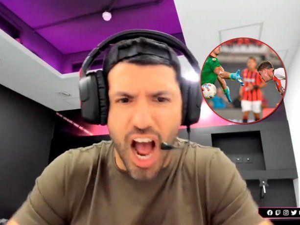 Así el Kun Agüero gritó el primer gol de Julián Álvarez a Patronato