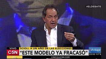 scioli: el gobierno tiene que tener reaccion. este modelo ya fracaso scioli: el gobierno tiene que tener reaccion. este modelo ya fracaso