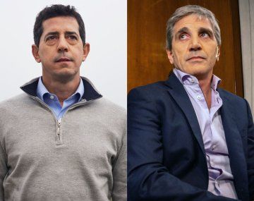 Wado de Pedro y Luis Caputo.