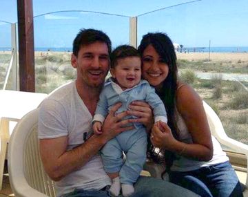 La familia Messi al completo