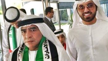 diego maradona, un jeque mas en dubai diego maradona, un jeque mas en dubai