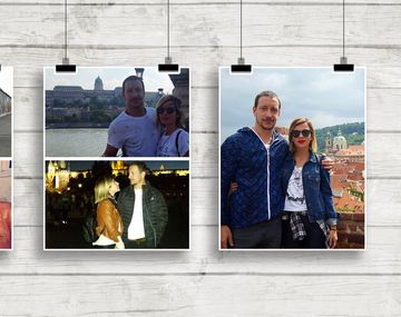 Muy felices: Las vacaciones de Nicolás Vázquez y Gimena Accardi