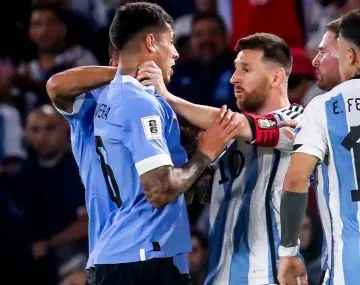 El enojo de Messi con los jugadores más jóvenes de Uruguay