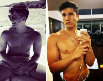 El hijo de Tinelli seduce a las redes sociales con su físico