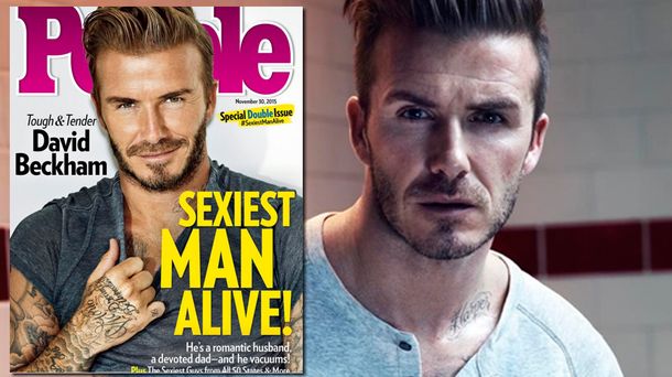 David Beckham fue elegido el hombre más sexy del mundo