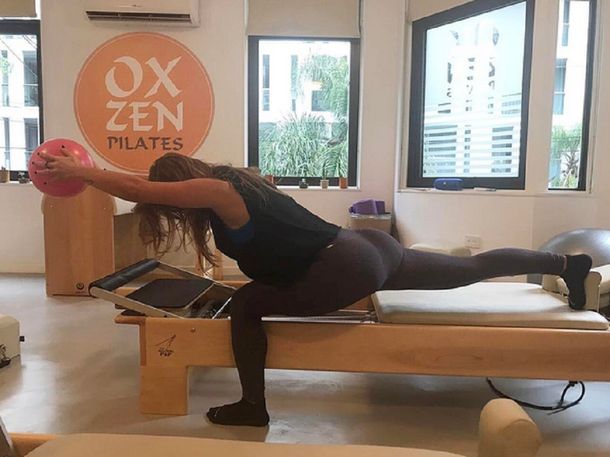 Jésica Cirio empezó pilates para embarazadas Jésica Cirio empezó pilates para embarazadas
