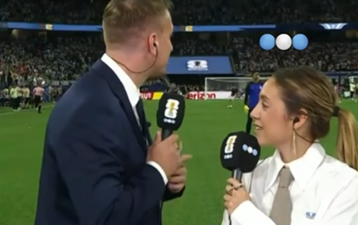 La emoción de Maxi López al encontrarse con Lionel Messi y Rodrigo De Paul.