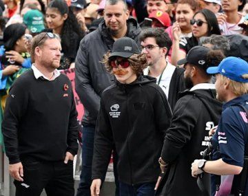 Así llegó Franco Colapinto a la Fan Zone del Gran Premio de Brasil