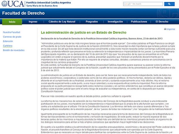 Entidades académicas, empresarias y jurídicas rechazaron la reforma