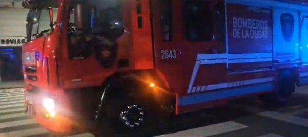 Principio de incendio en una casa tomada de Almagro por una pelea de vecinos