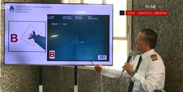 El submarino ARA San Juan estaba a 15 kilómetros de su última comunicación