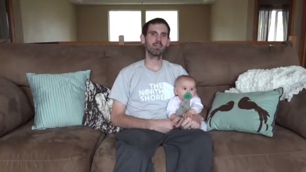 El conmovedor video de un padre a su hija antes de morir