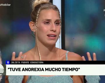 El durísimo relato de Julieta Puente sobre los trastornos alimenticios que sufrió