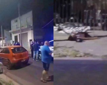 Video: un policía se defendió de un robo y mató a un motochorro 
