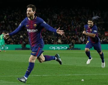 Lionel Messi festeja