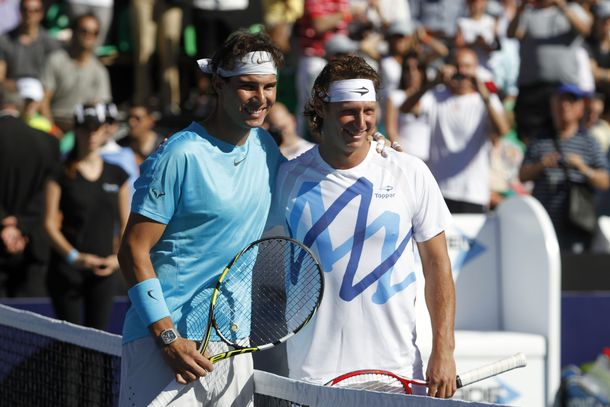 Nalbandian cayó ante Nadal, pero todo fue alegría en La Rural
