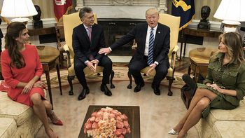 Macri y Trump, juntos en la Casa Blanca Macri y Trump, juntos en la Casa Blanca